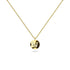 Solid 925 Sterling Silver Initial Alphabet Personalised Disc Necklace